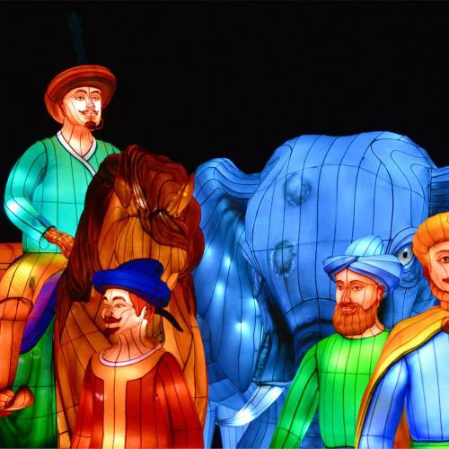 Китайски древни легенди Комплекти фенери за копринени пътища