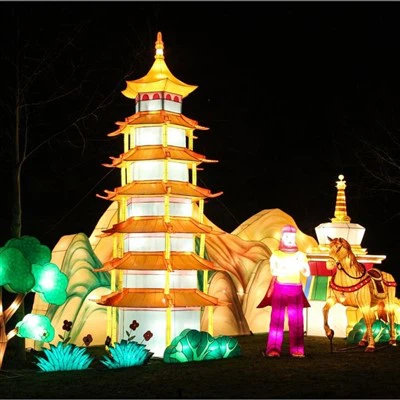 Китайски фестивал за светлина за новогодишна украса