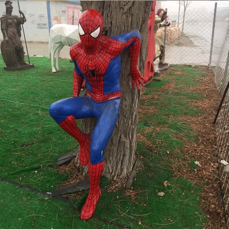 Life Size Marvel Character Fiberglass Statue