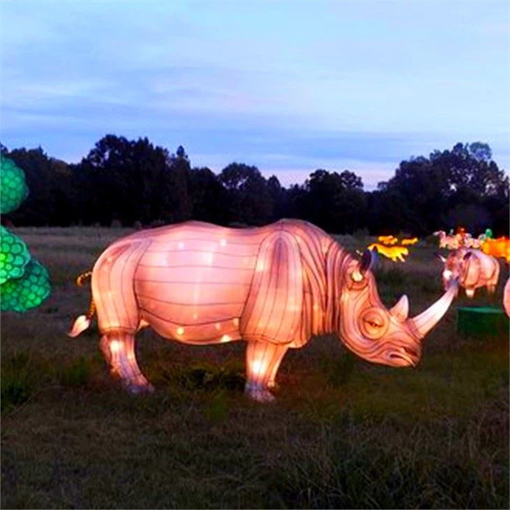 Attractive Theme Park Chinese Style Led Festival Lantern Decoration